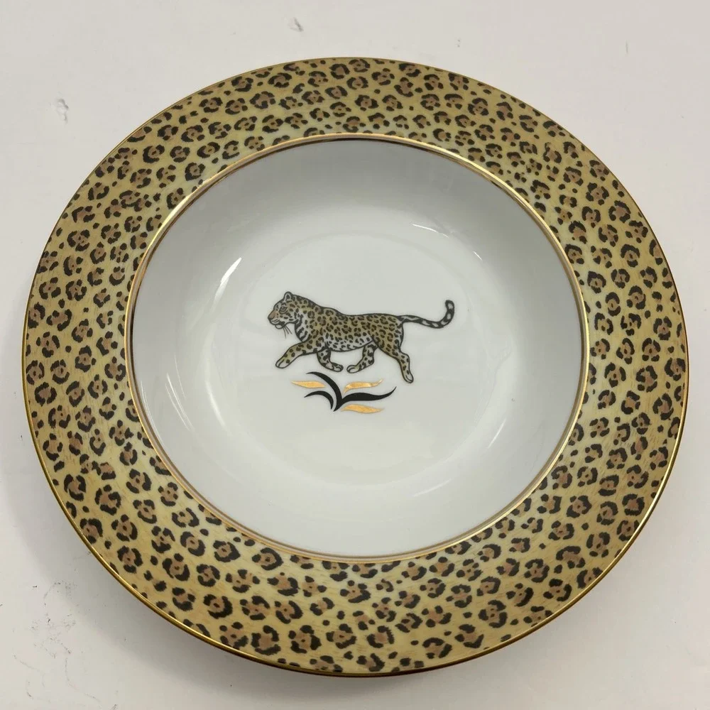 Lynn Chase JAGUAR JUNGLE Soup‎ Bowl SKU 1497